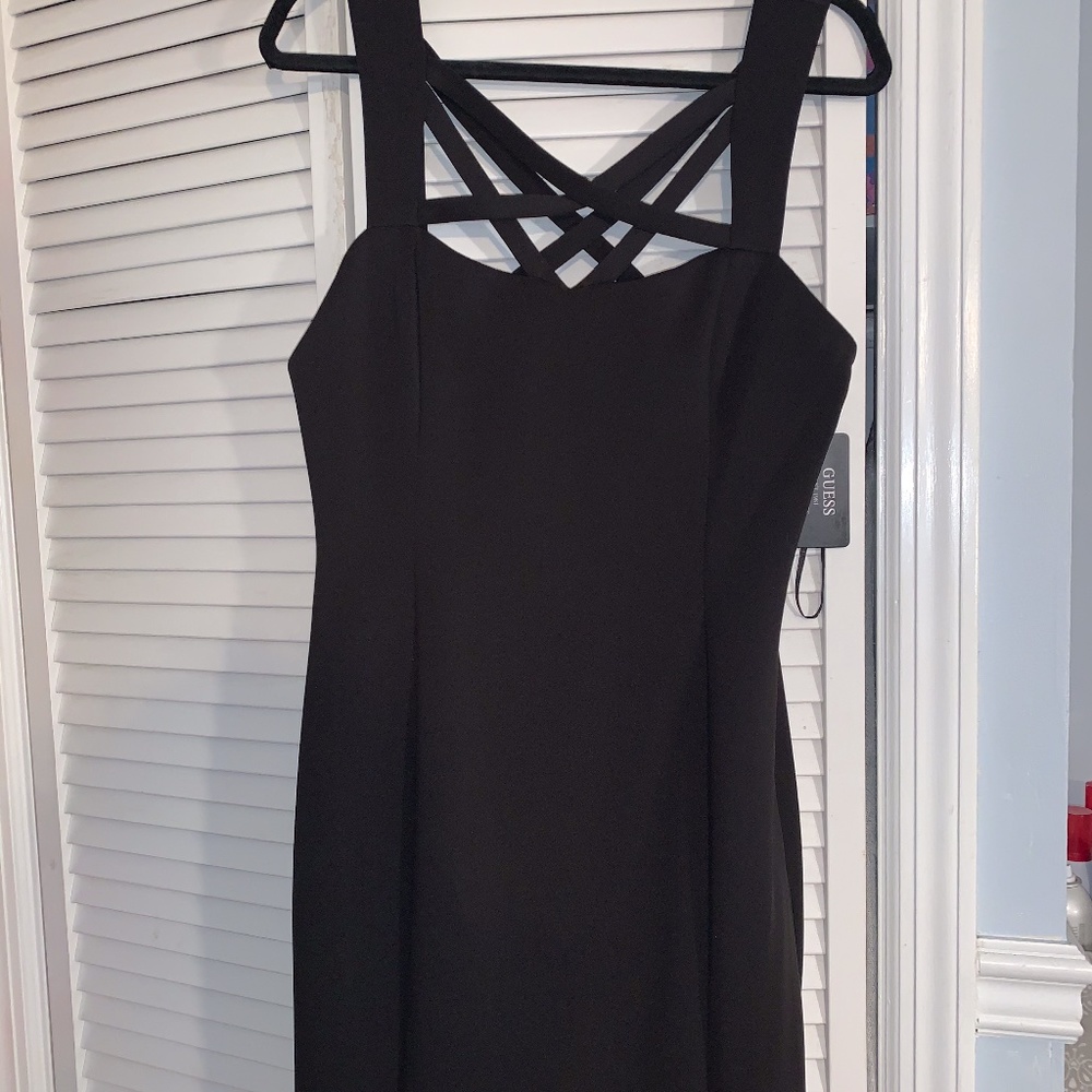 Guess Black Crossed Dress